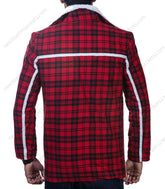 Deadpool Red Shearling Jacket